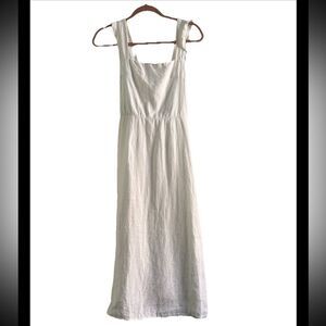 Reformation White Square Neck Sleeveless Maxi Dress Size 2 Summer Bridal